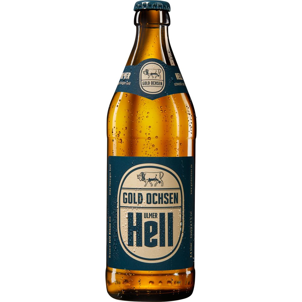 Gold Ochsen Ulmer Hell 20x 0,5 Liter (MEHRWEG)