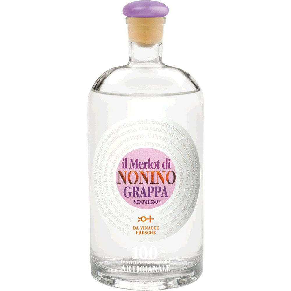 Nonino Distillatori Grappa il Merlot Monovitigno 41% 0,7 Liter