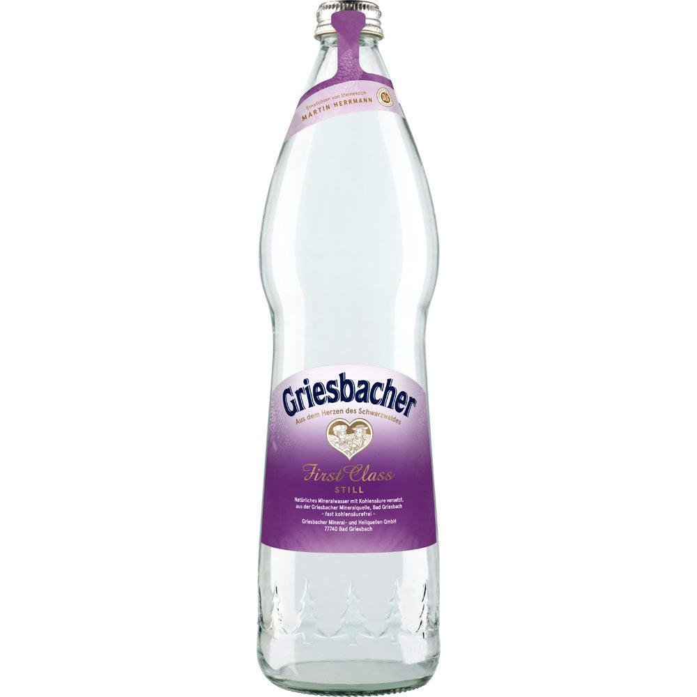 Griesbacher First Class Mineralwasser Still 12x 0,75 Liter (MEHRWEG)