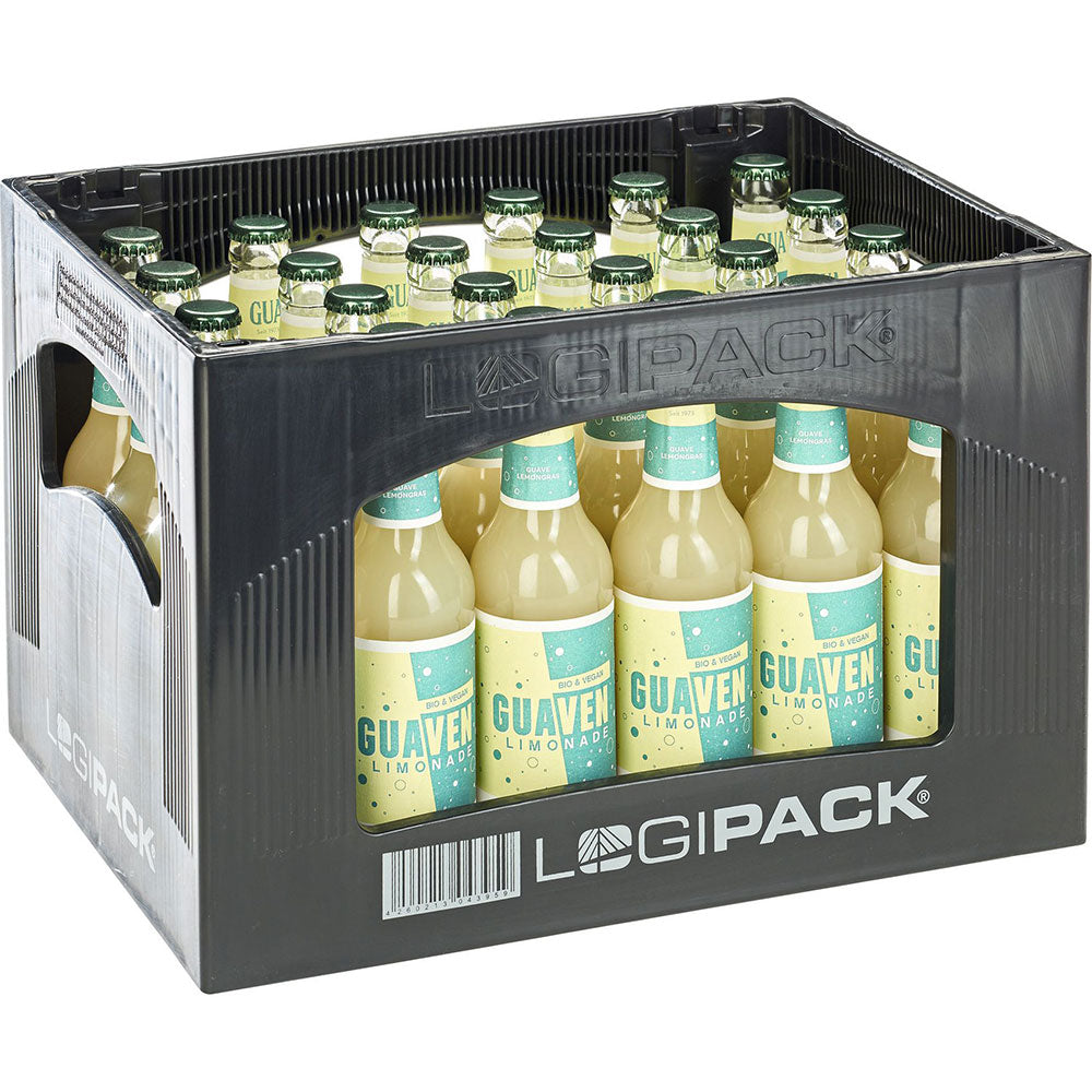 GUA Guave-Lemongras Limo BIO & VEGAN 24x 0,33 Liter (MEHRWEG)