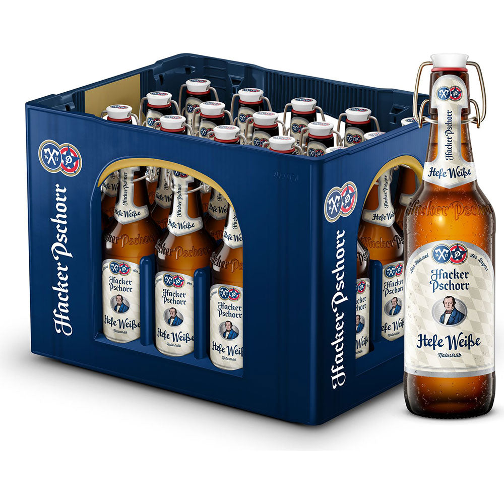 Hacker-Pschorr Hefe Hell Bügel 20x 0,5 Liter (MEHRWEG)