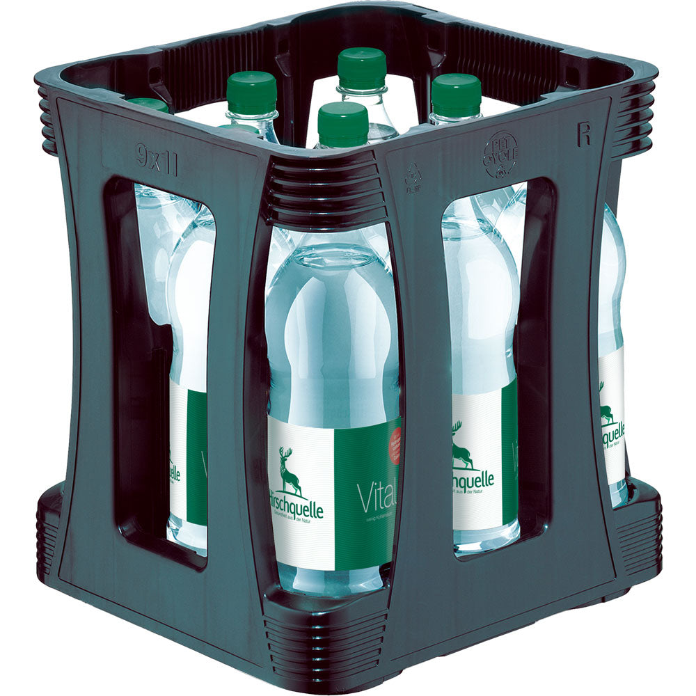 Hirschquelle Vital 9x 1 Liter PET (EINWEG)