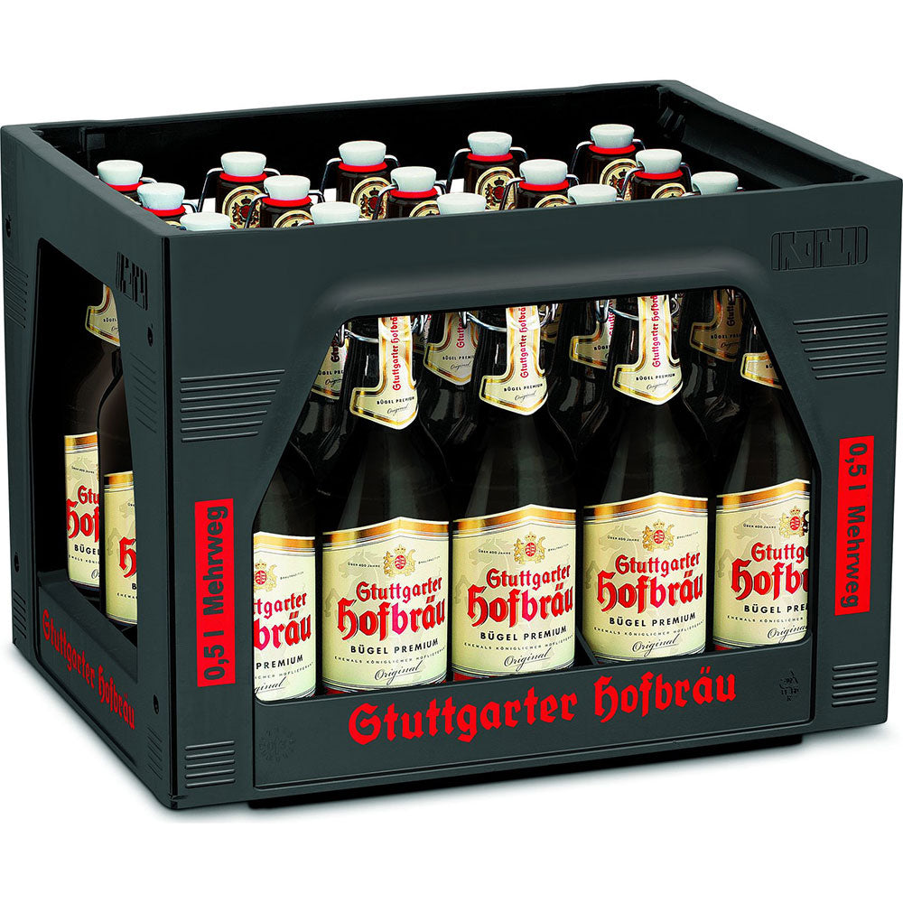 Stuttgarter Hofbräu Premium Bügel 20x 0,5 Liter (MEHRWEG)