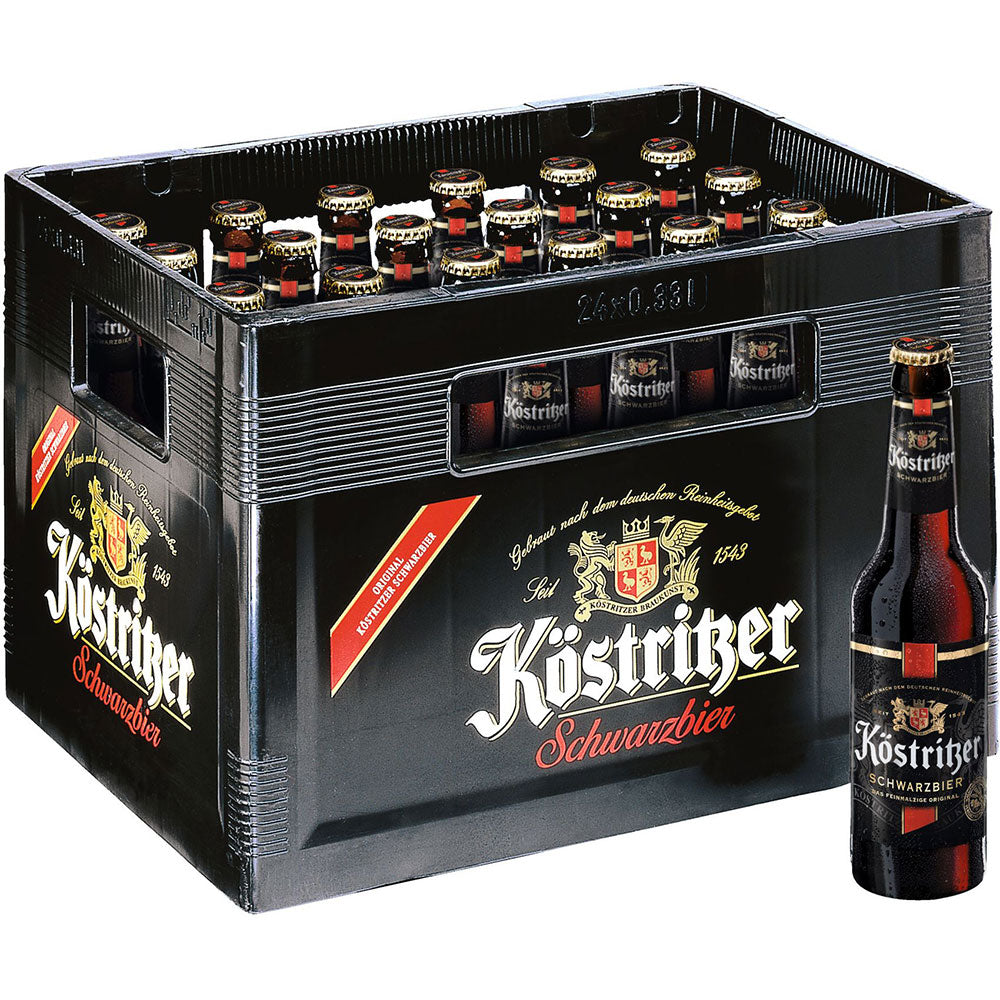 Köstritzer Schwarzbier 24x 0,33 Liter (MEHRWEG)