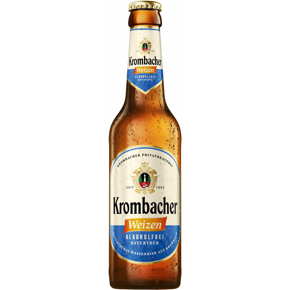 Krombacher Hefe Weizen Alkoholfrei 11x 0,5 Liter (MEHRWEG)