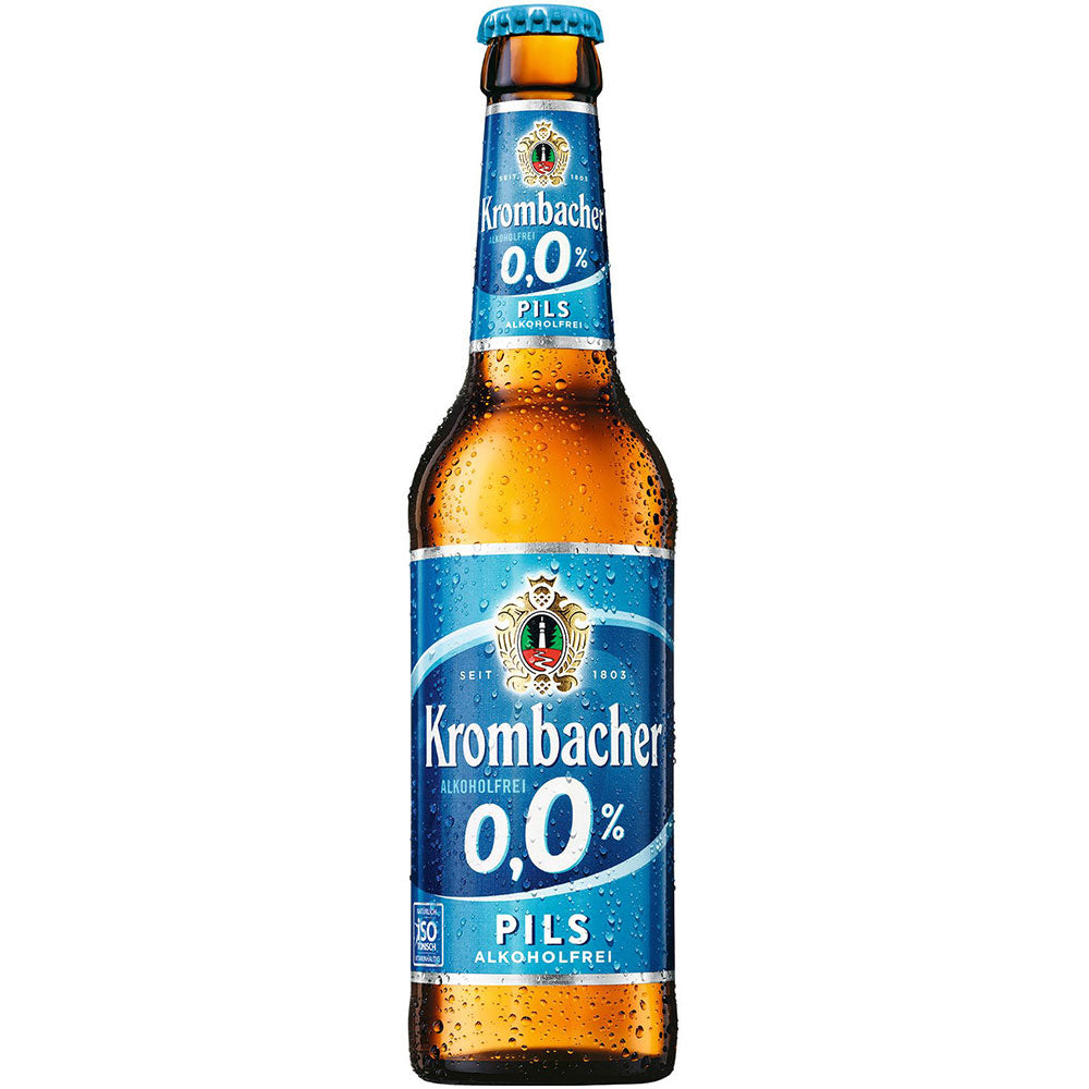 Krombacher 0,0% Pils Alkoholfrei 24x 0,33 Liter (MEHRWEG)