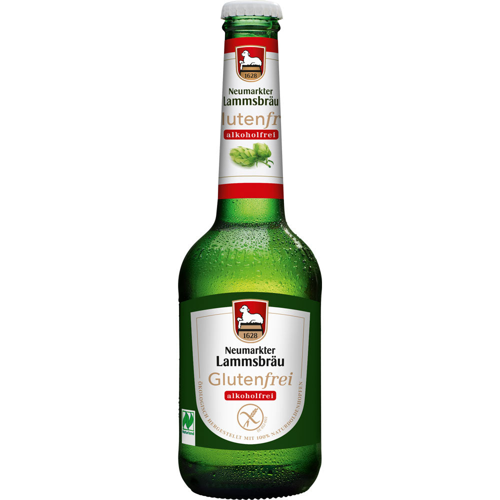 Lammsbräu Glutenfrei Alkoholfrei BIO 10x 0,33 Liter (MEHRWEG)