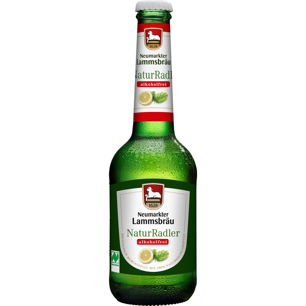 Lammsbräu NaturRadler Alkoholfrei BIO 10x 0,33 Liter (MEHRWEG)