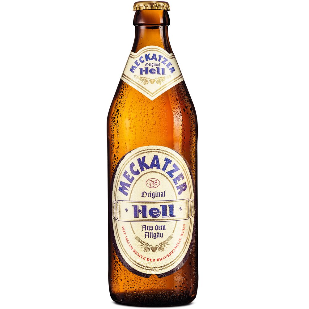Meckatzer Hell 20x 0,5 Liter (MEHRWEG)