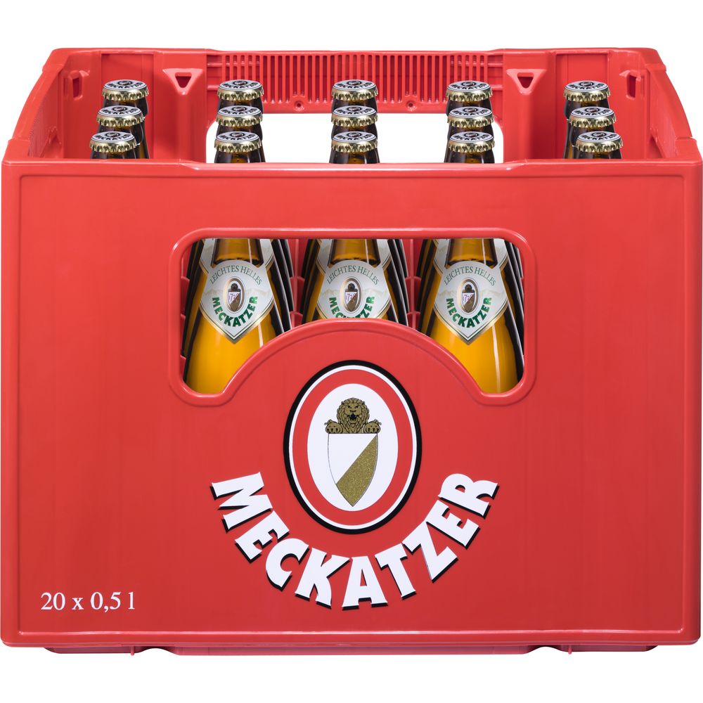 Meckatzer Leichtes Helles 20x 0,5 Liter (MEHRWEG)