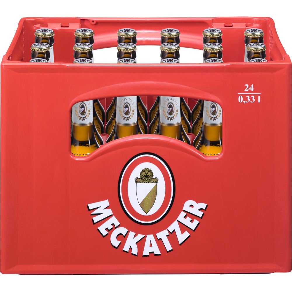 Meckatzer Weiss Gold 24x 0,33 Liter (MEHRWEG)