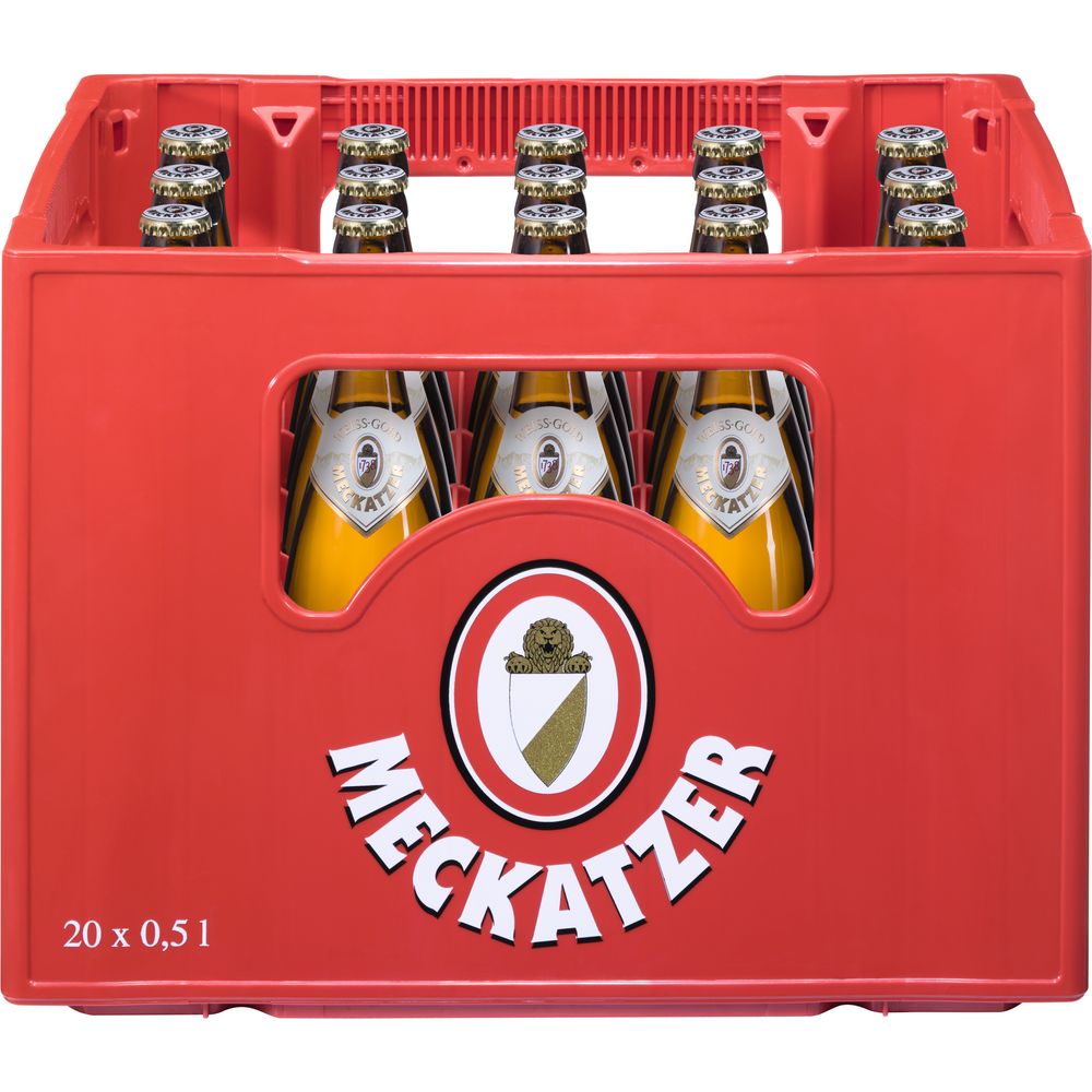 Meckatzer Weiss Gold 20x 0,5 Liter (MEHRWEG)