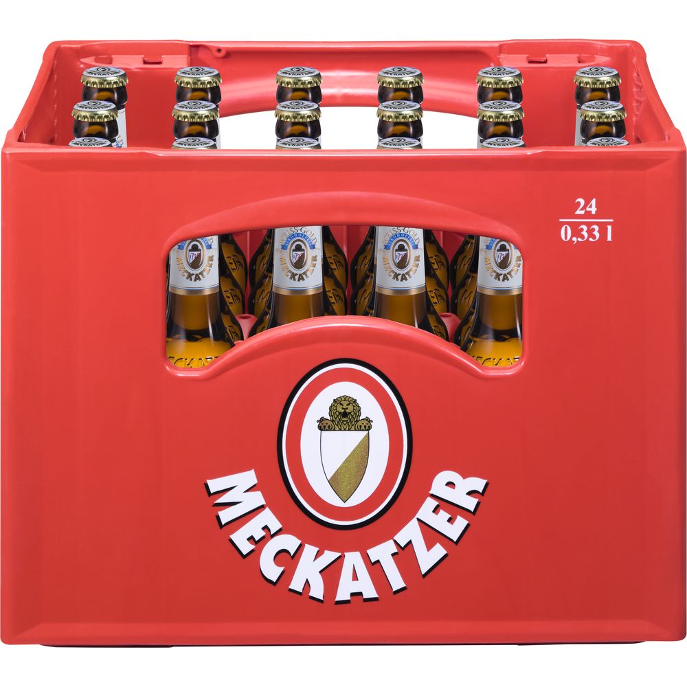 Meckatzer Weiss-Gold Alkoholfrei 24x 0,33 Liter (MEHRWEG)