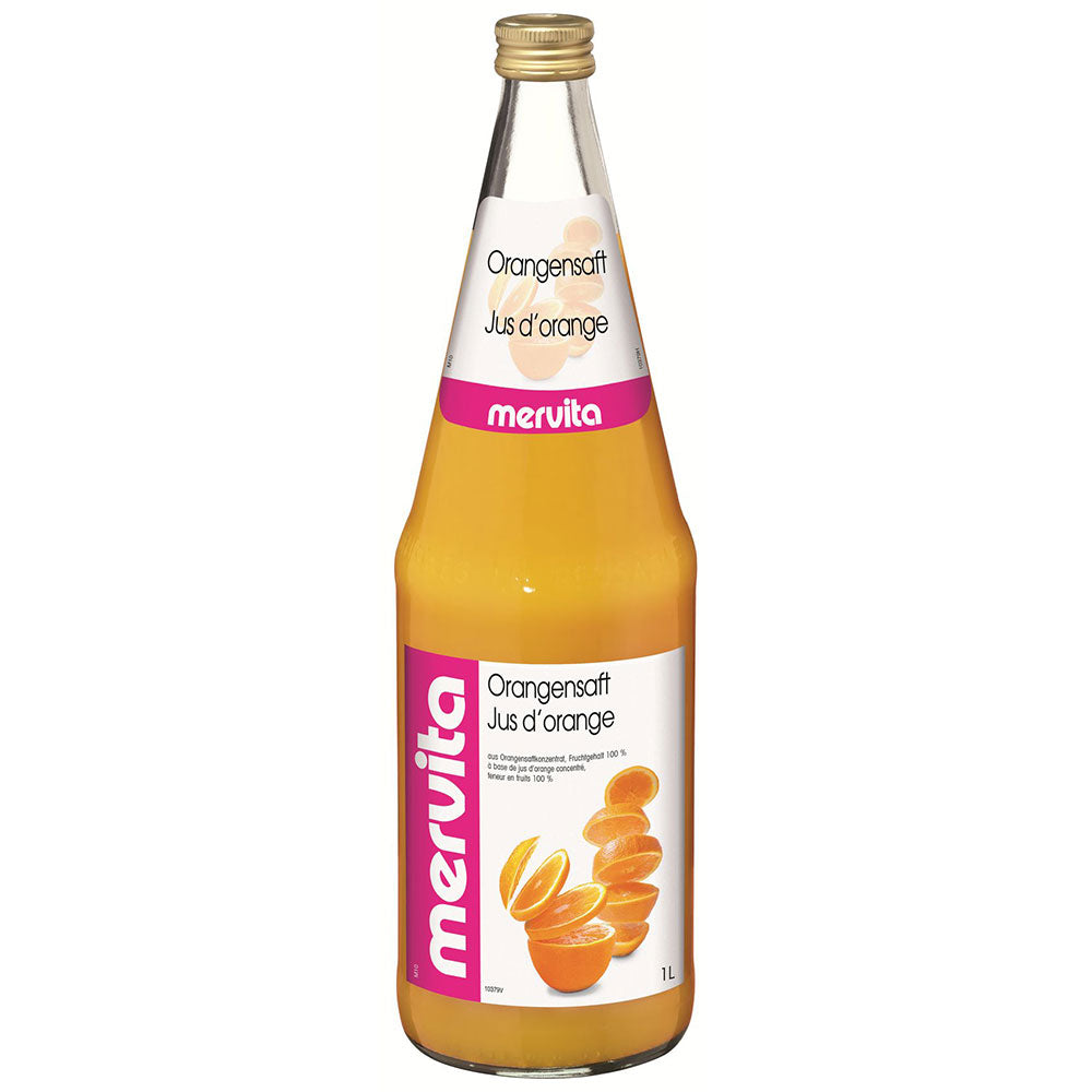 Mervita Orangensaft 6x 1 Liter (MEHRWEG)