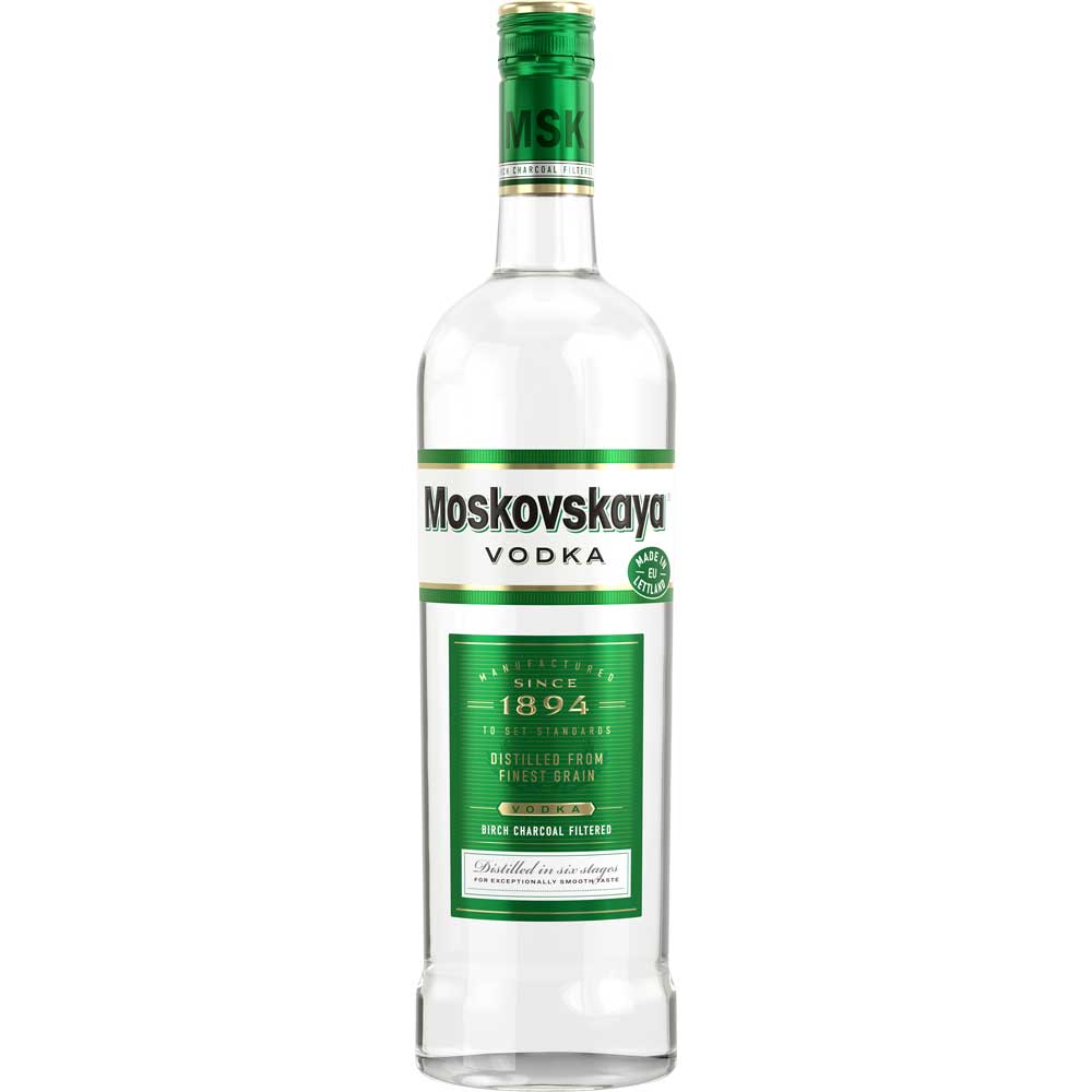 Moskovskaya Vodka Latvia 38% 1 Liter