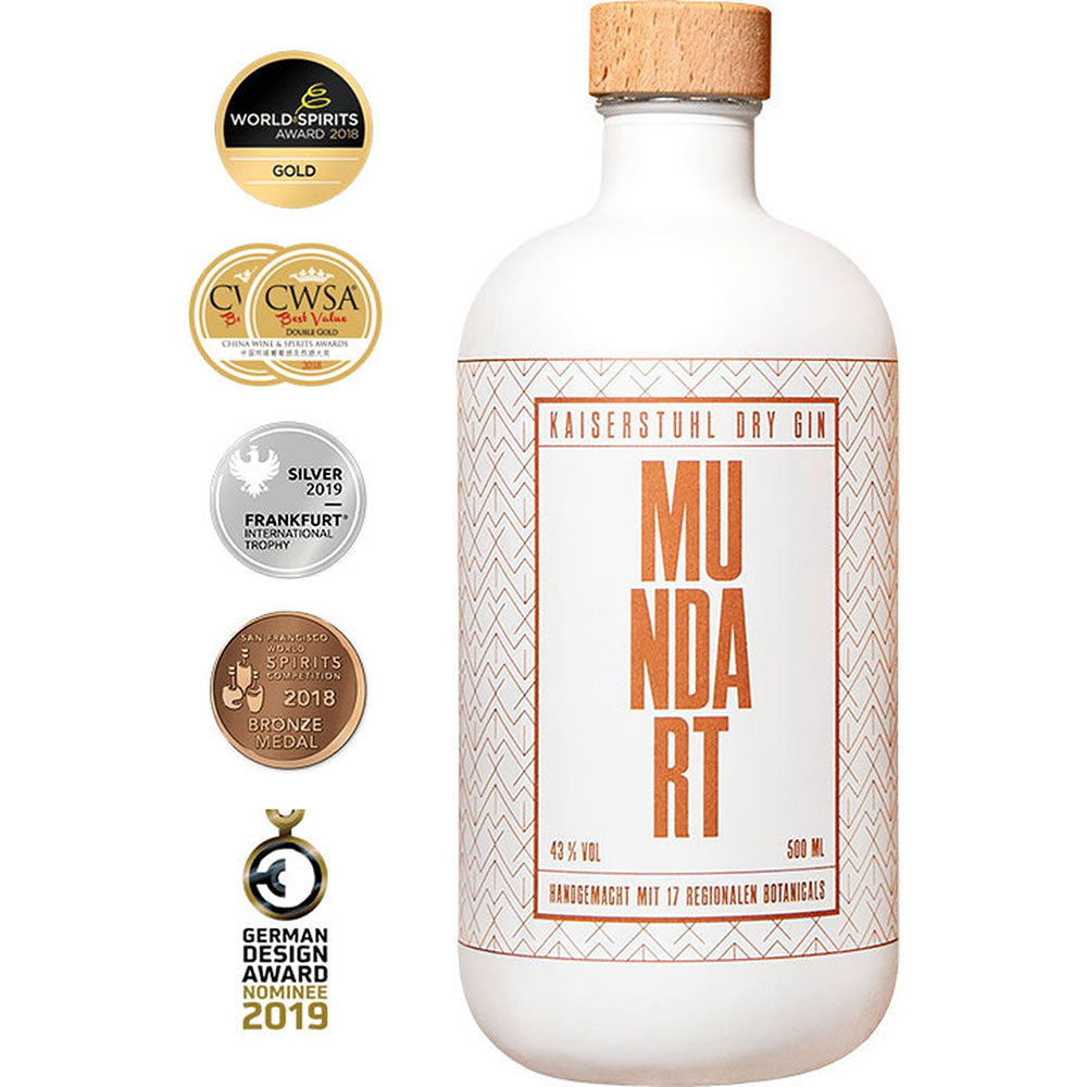 Mundart Kaiserstuhl Dry Gin 43% 0,5 Liter