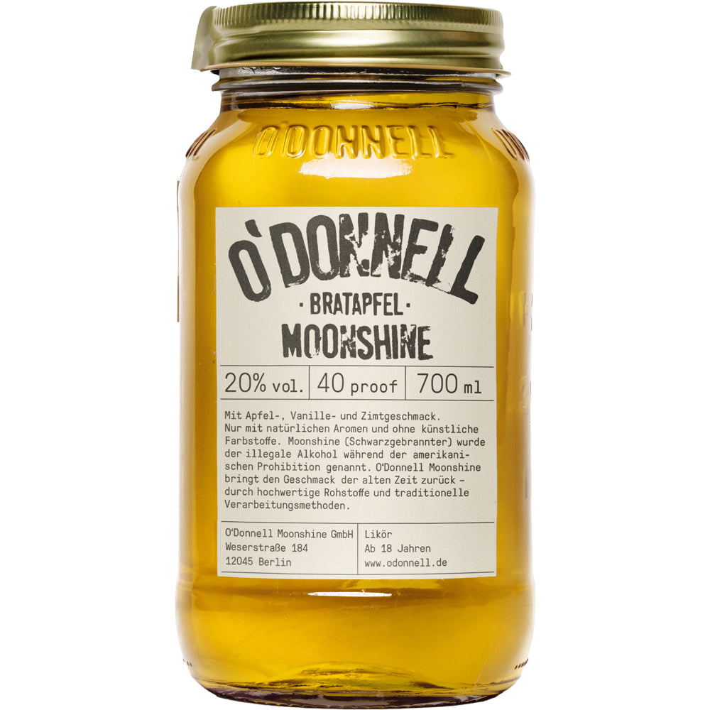 O'Donnell Moonshine Bratapfel 20% 0,7 Liter