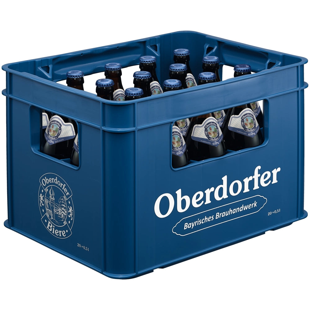 Oberdorfer Helles 0,0% Alkoholfrei 20x 0,5 Liter (MEHRWEG)