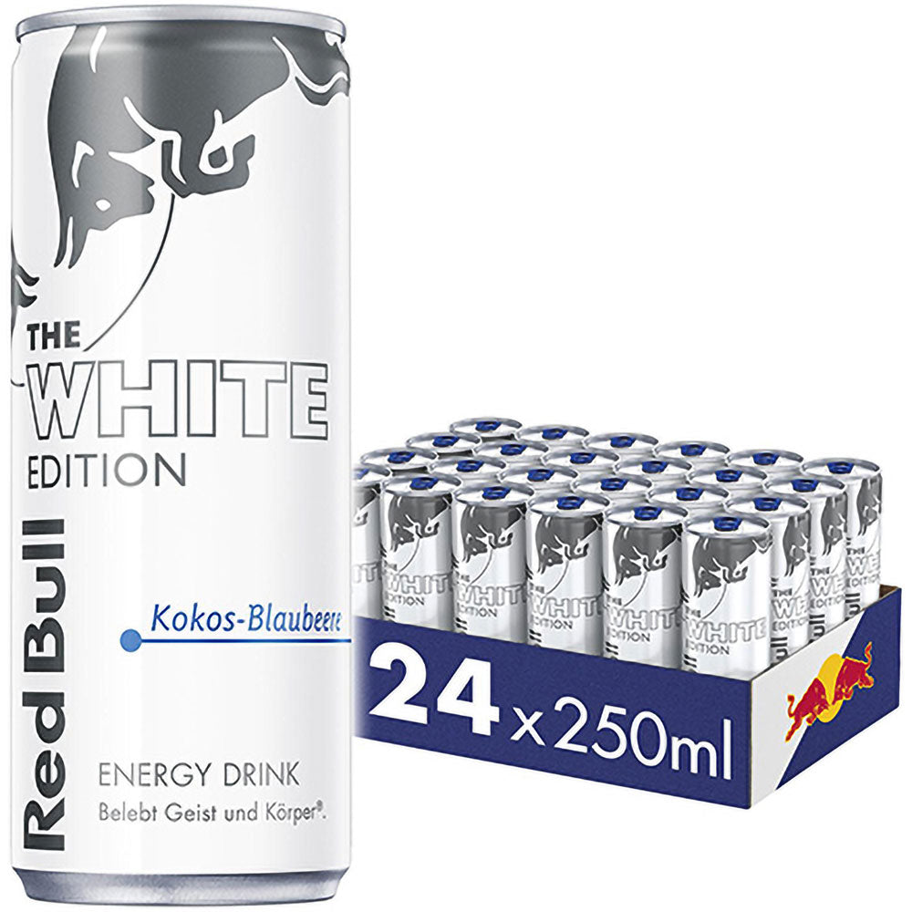 Red Bull Energy Drink White Edition Kokos-Blaubeere 24x 250ml (EINWEG)