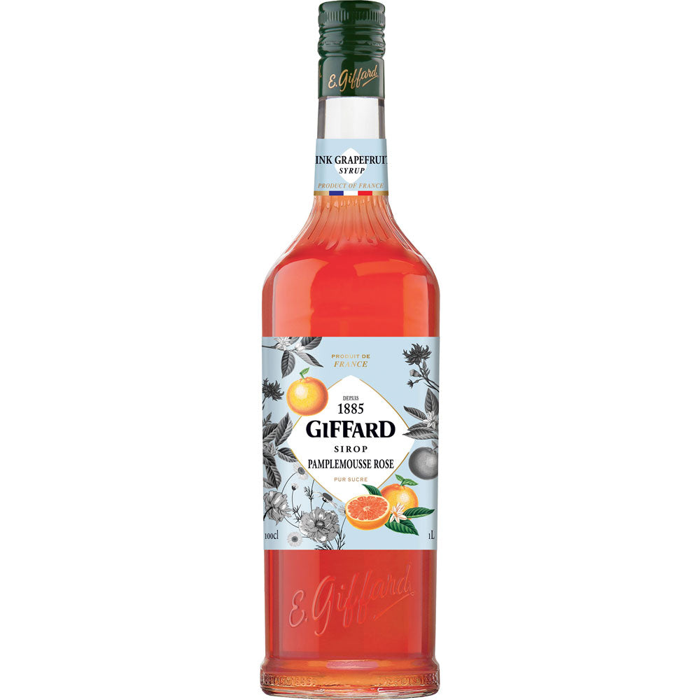 Giffard Pink Grapefruit Sirup Pamplemousse Rose 1 Liter