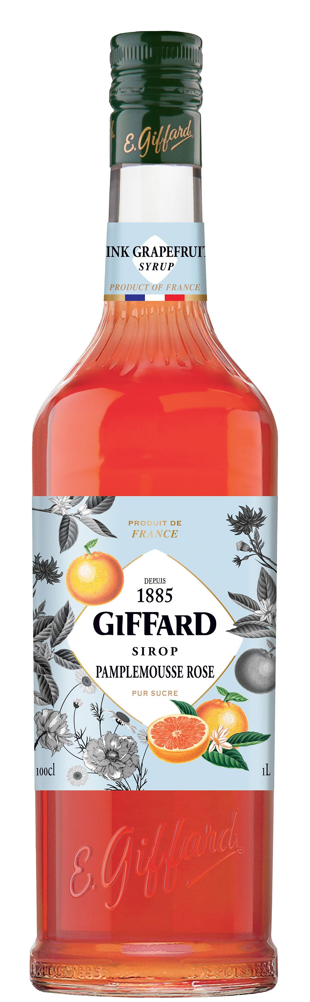 Giffard Pink Grapefruit Sirup Pamplemousse Rose 1 Liter