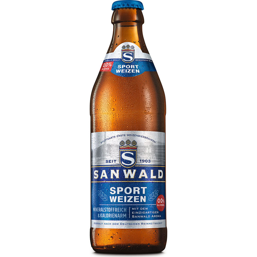 Sanwald Hefe Alkoholfrei 20x 0,5 Liter (MEHRWEG)