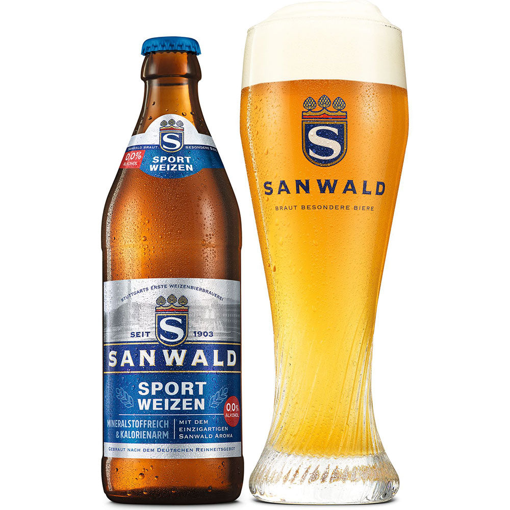 Sanwald Hefe Alkoholfrei 20x 0,5 Liter (MEHRWEG)