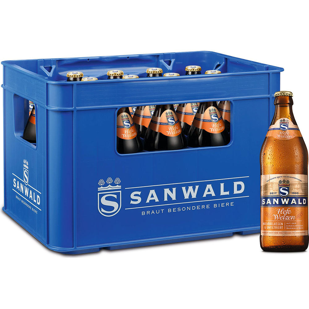 Sanwald Hefe Hell 20x 0,5 Liter (MEHRWEG)
