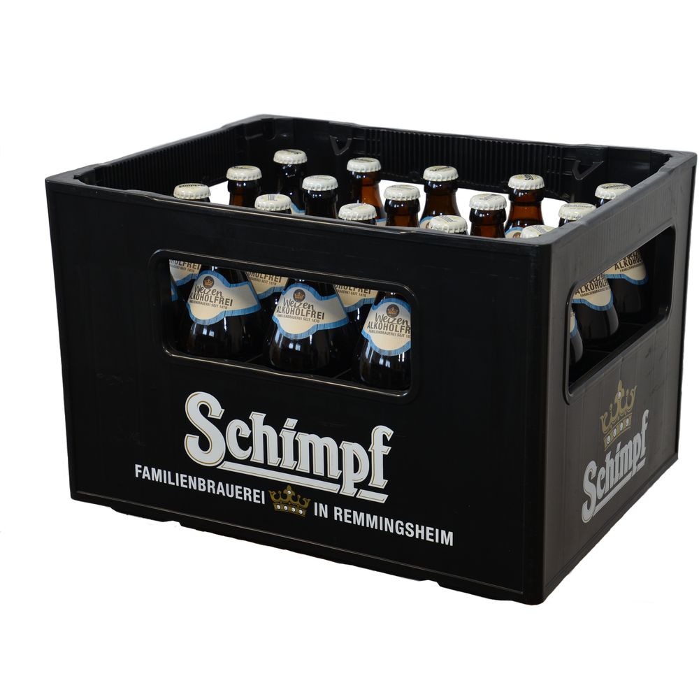 Schimpf Hefeweizen alkoholfrei 20x 0,5 Liter (MEHRWEG)