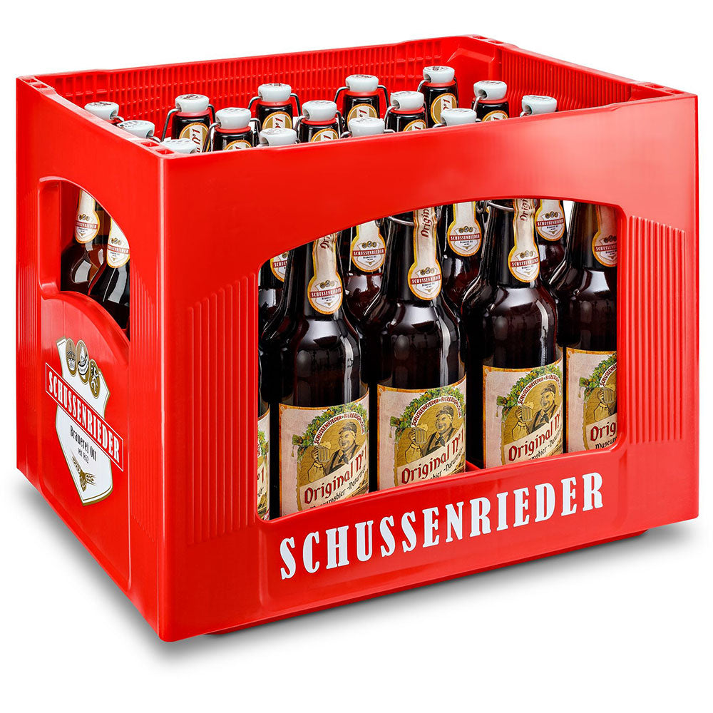 Schussenrieder Original Nr.1 naturtrüb Bügel 20x 0,5 Liter (MEHRWEG)
