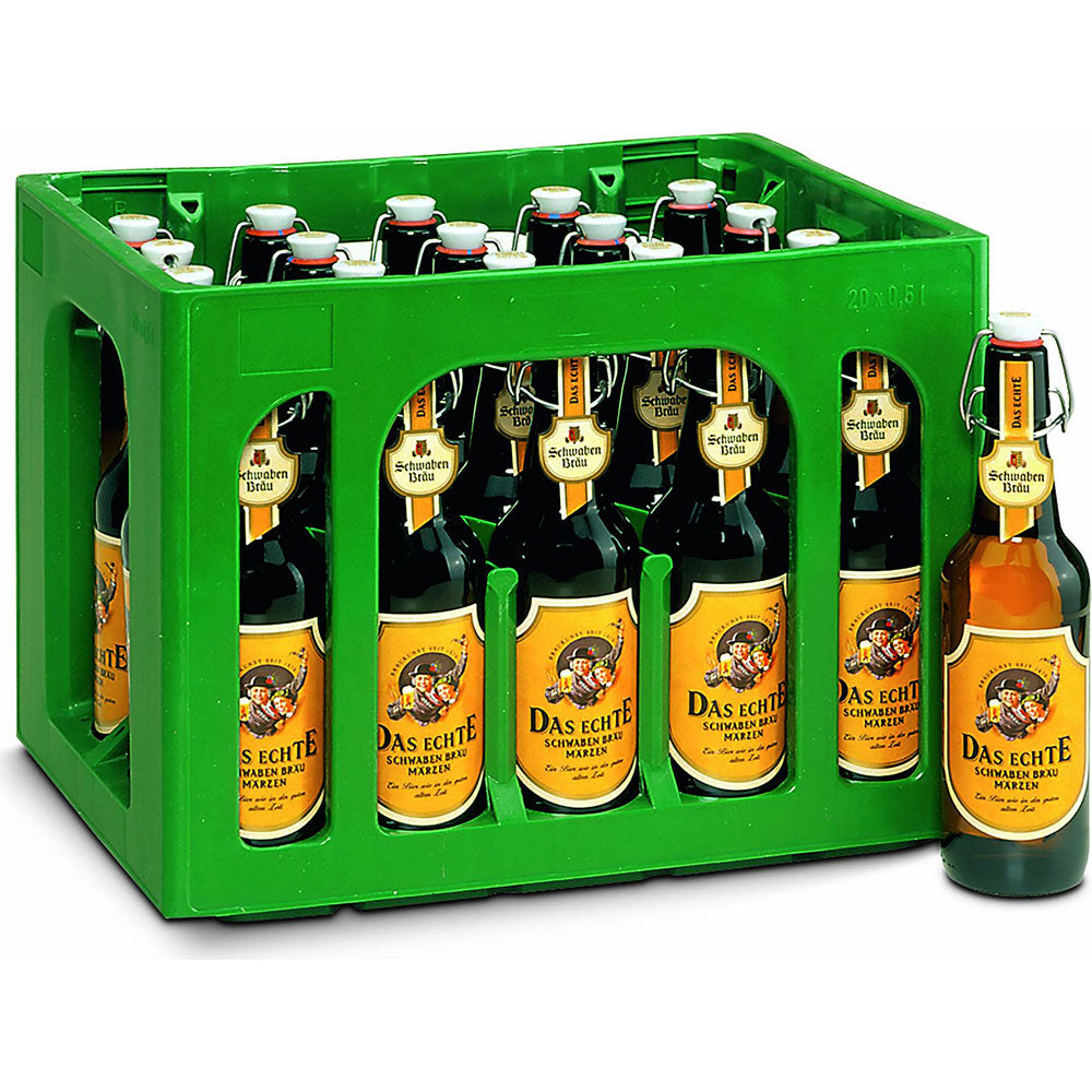 Schwaben Bräu Das Echte Bügel 20x 0,5 Liter (MEHRWEG)
