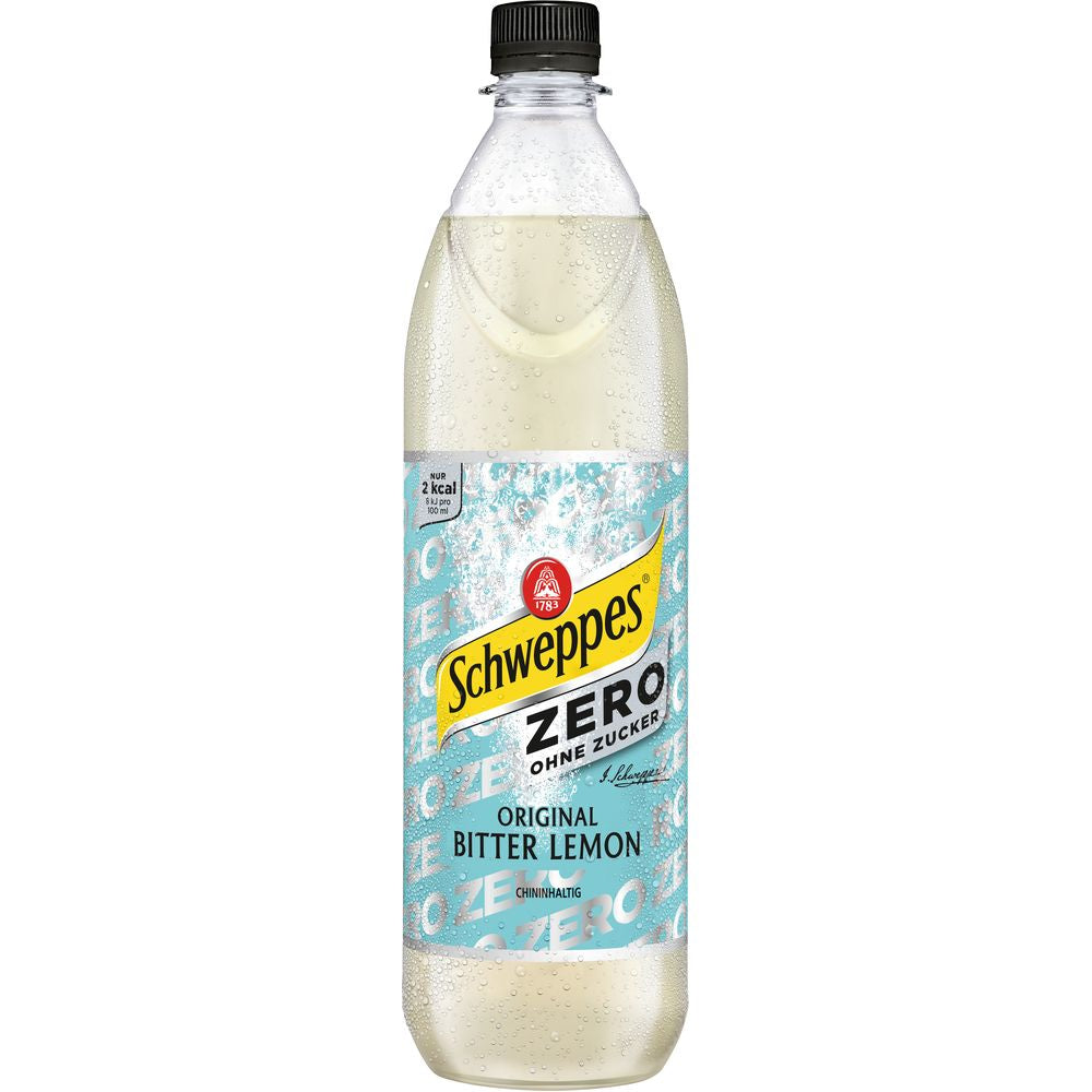 Schweppes Bitter Lemon Zero PET 6x 1 Liter (MEHRWEG)