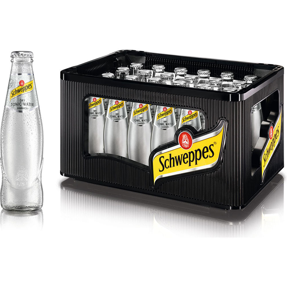 Schweppes DRY Tonic Water 24x 0,2 Liter (MEHRWEG)