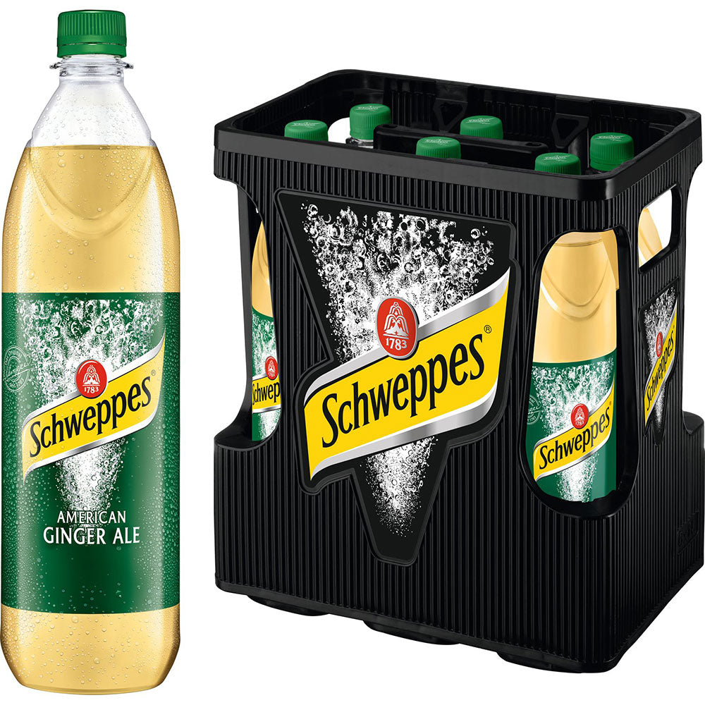 Schweppes Ginger Ale PET 6x 1 Liter (MEHRWEG)