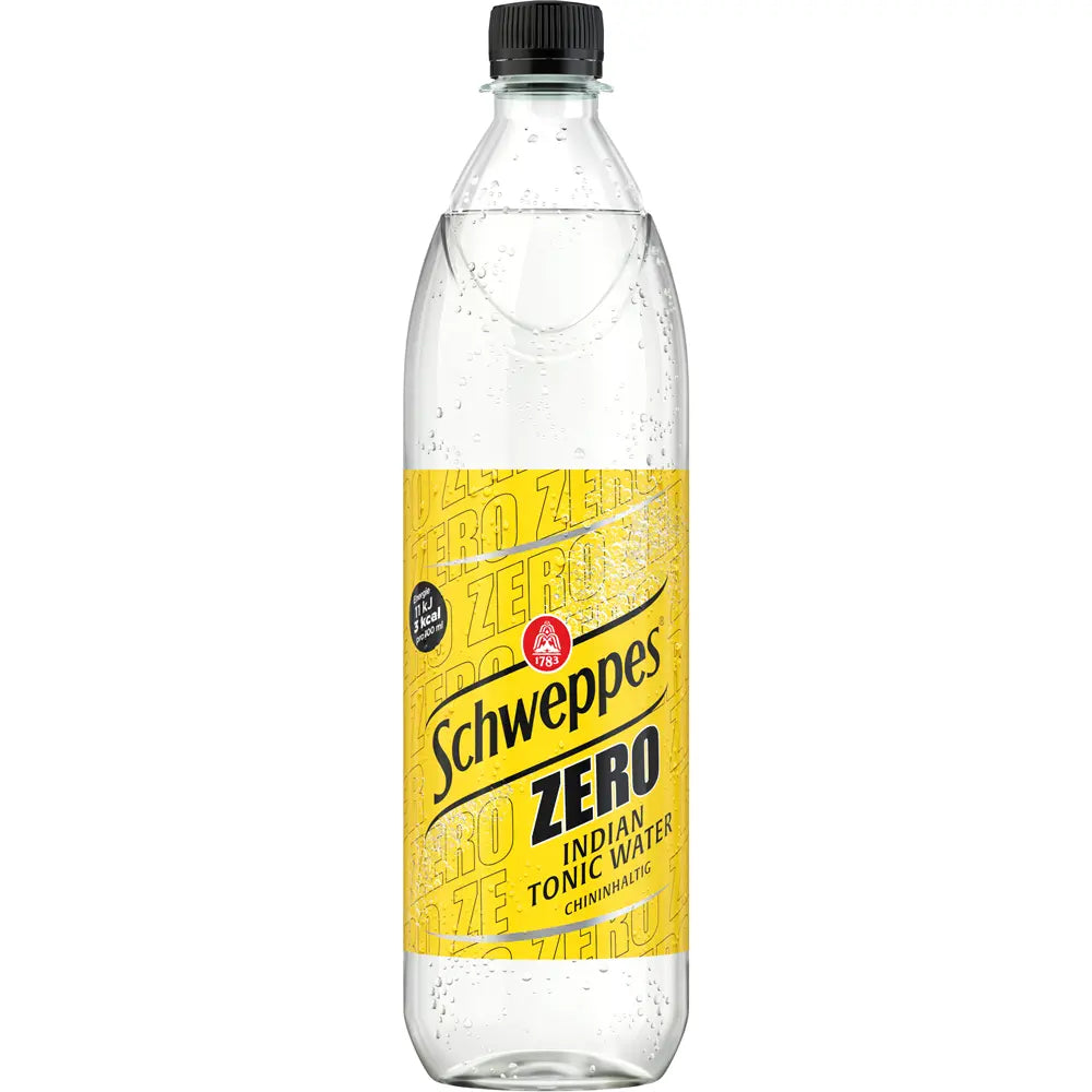 Schweppes Indian Tonic Water Zero 6x 1 Liter (MEHRWEG)