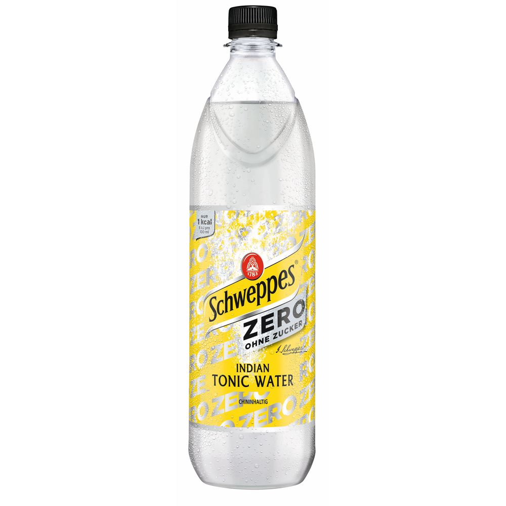 Schweppes Indian Tonic Zero 6x 1 Liter (MEHRWEG)