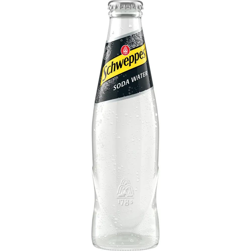 Schweppes Soda Water 24x 0,2 Liter (MEHRWEG)