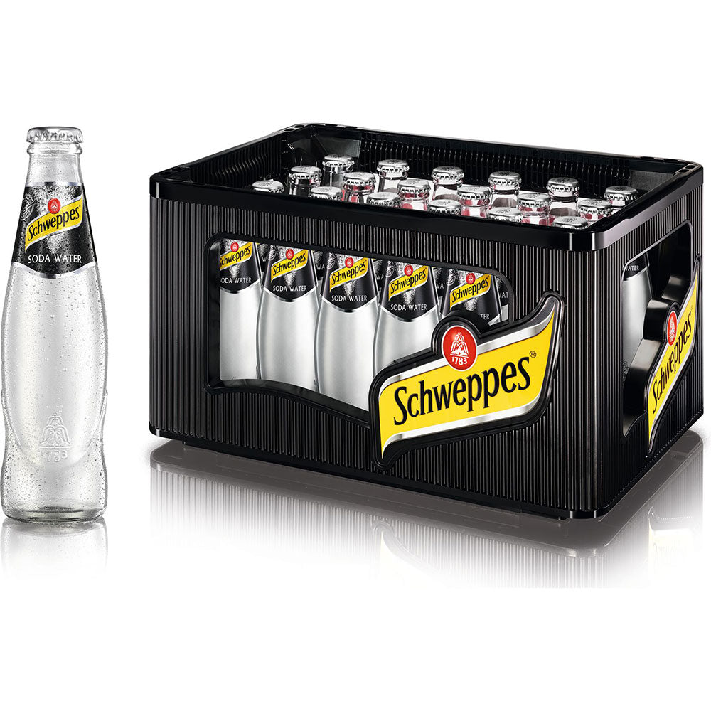 Schweppes Soda Water 24x 0,2 Liter (MEHRWEG)