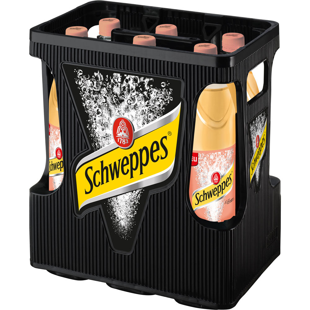 Schweppes White Peach PET 6x 1 Liter (MEHRWEG)