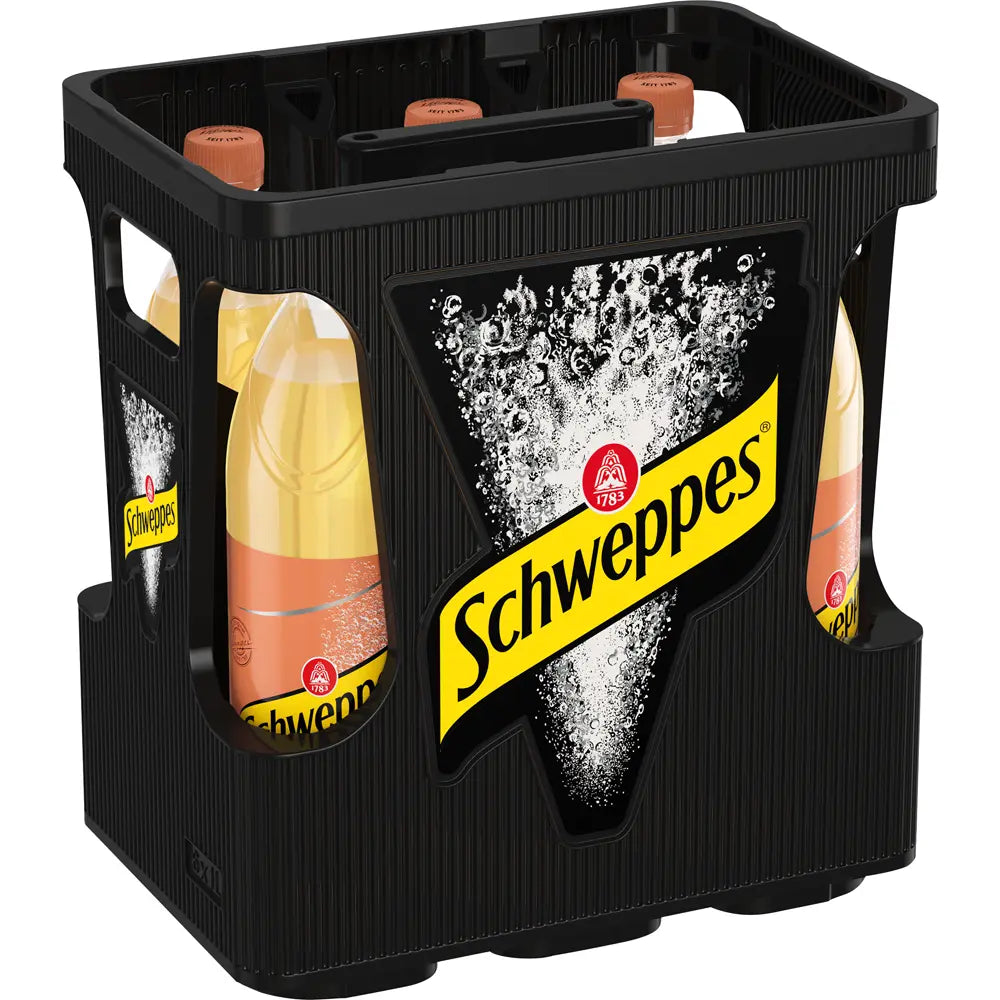 Schweppes White Peach PET 6x 1 Liter (MEHRWEG)