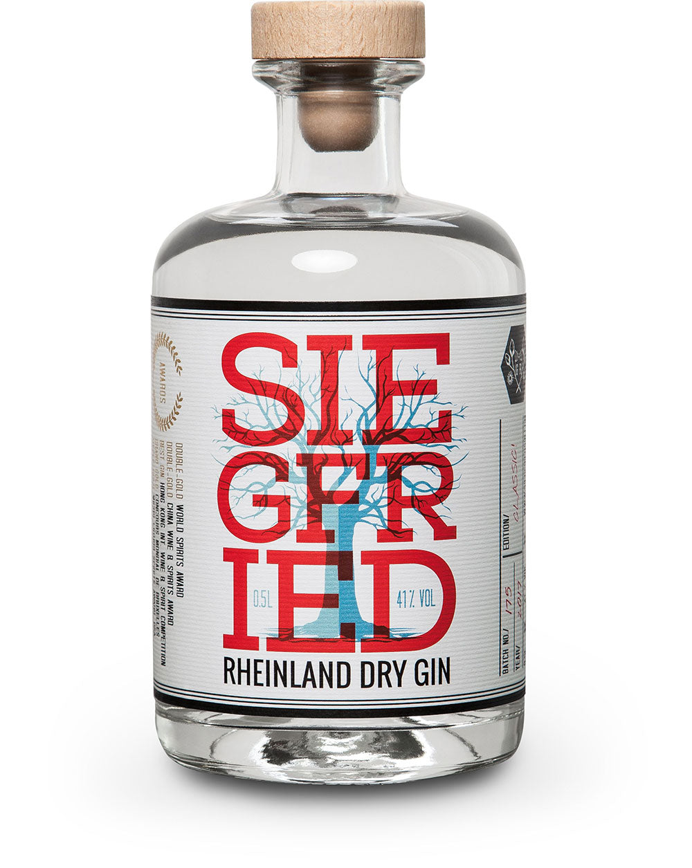 Siegfried Rheinland Dry Gin 41% 0,5 Liter