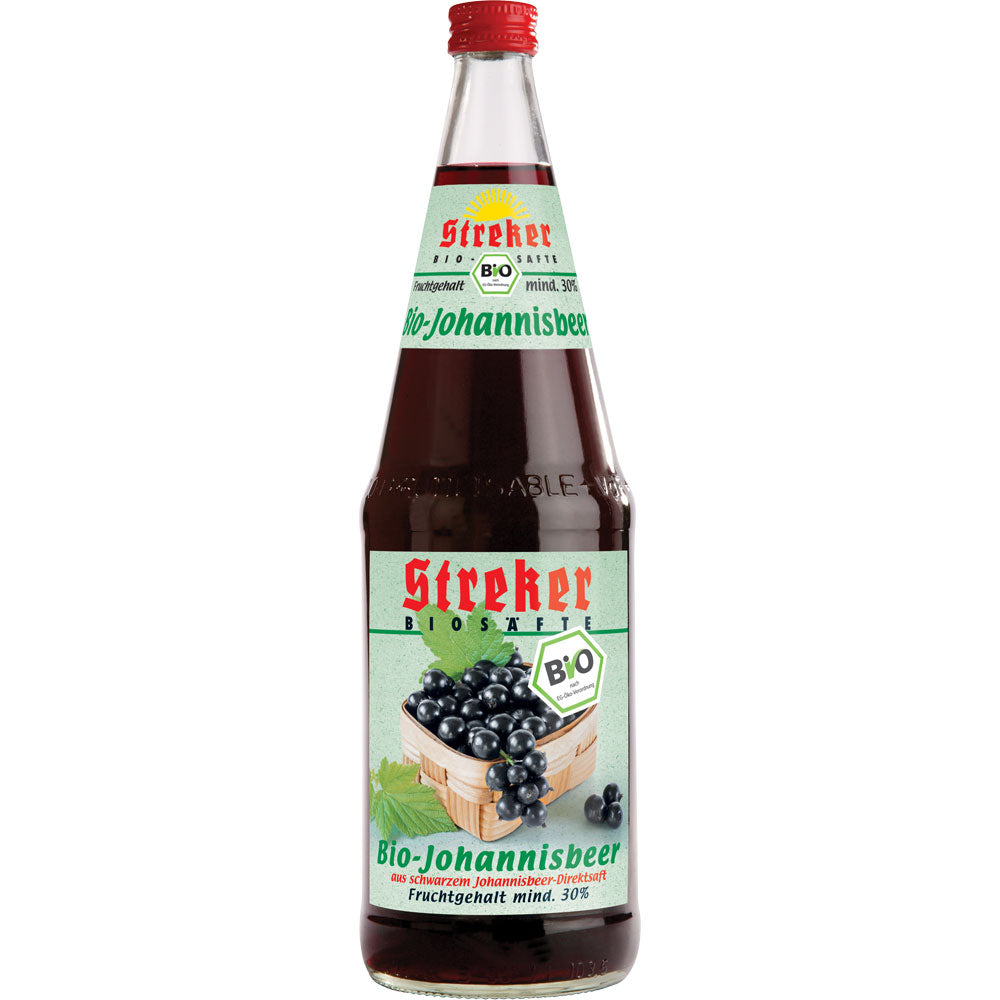 Streker BIO-Johannisbeer-Nektar 6x 1 Liter (MEHRWEG)