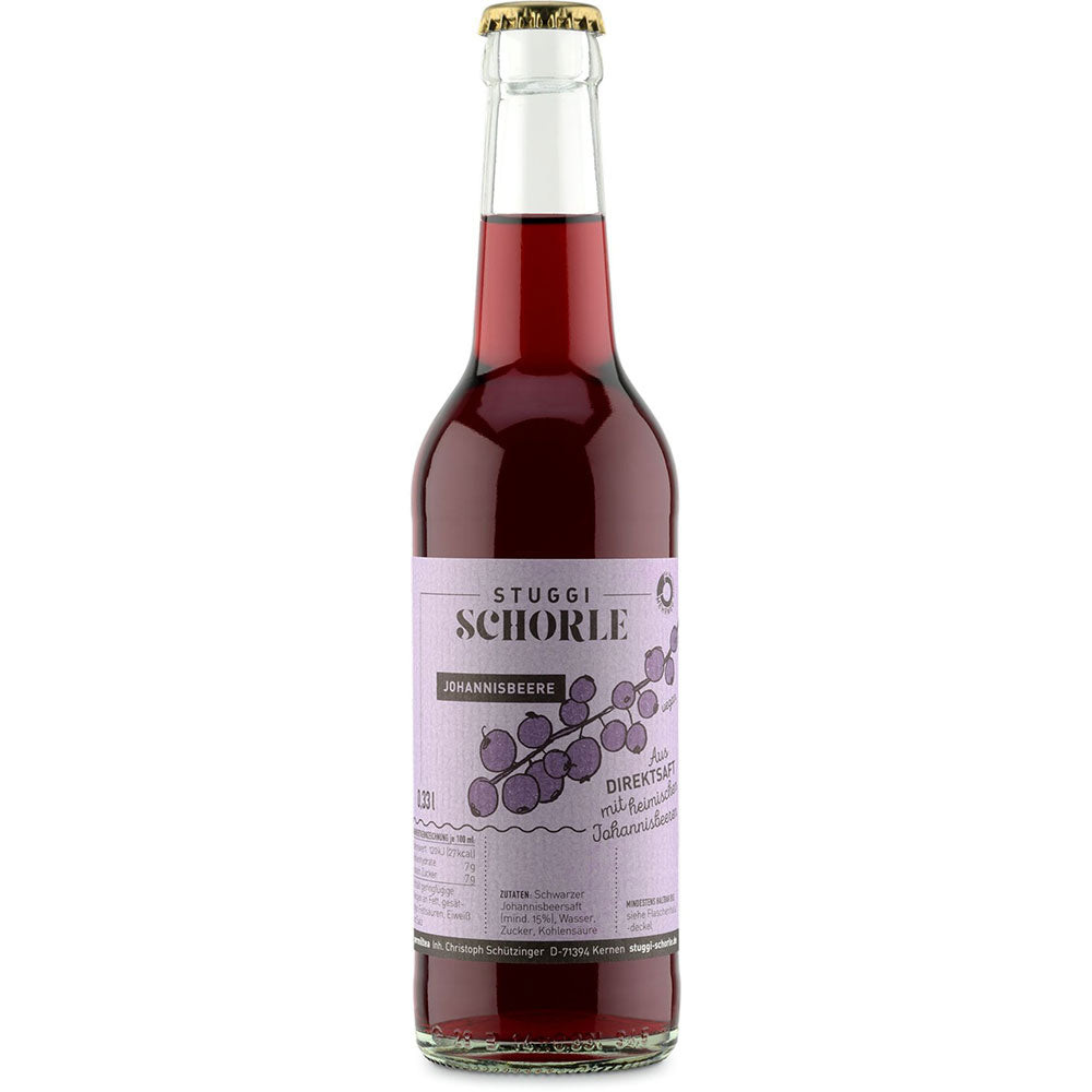 Stuggi Schorle Johannisbeere 24x 0,33 Liter (MEHRWEG)