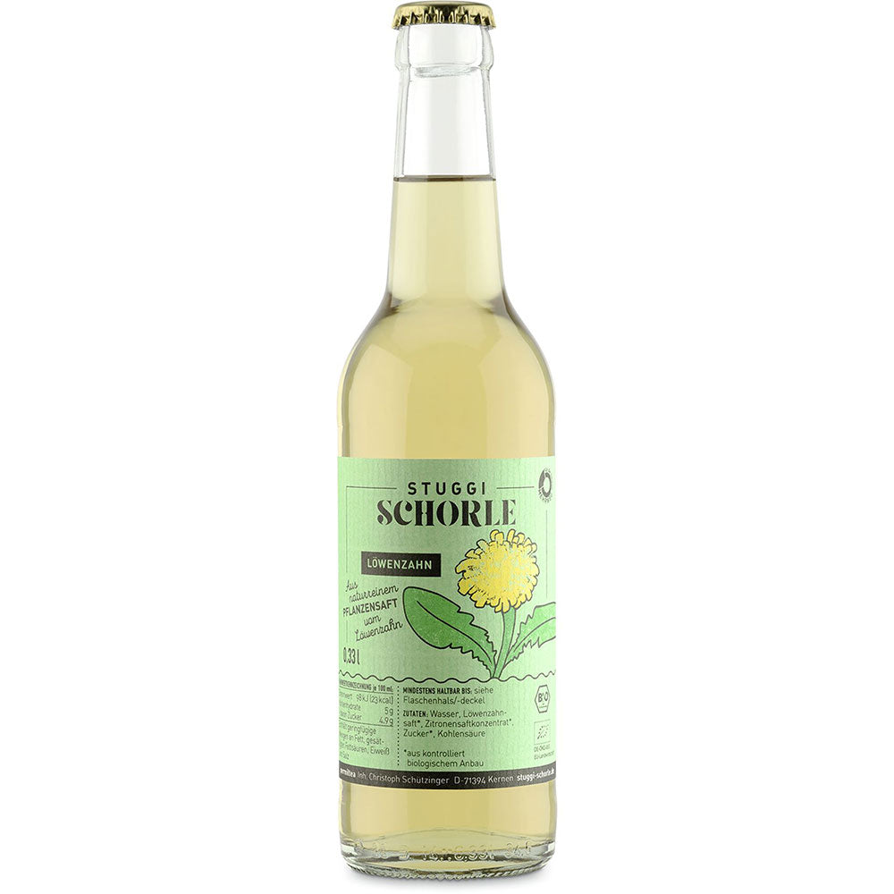 Stuggi Schorle Löwenzahn Bio 24x 0,33 Liter (MEHRWEG)
