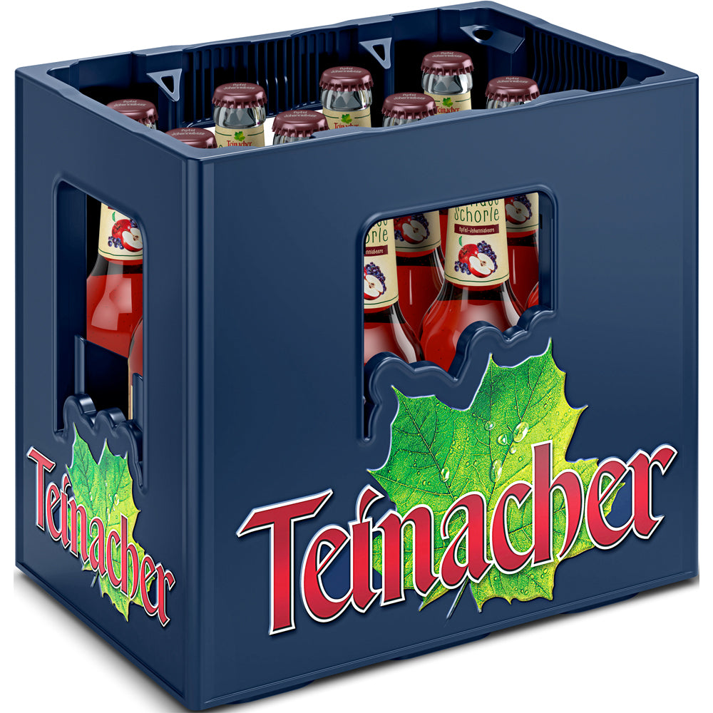 Teinacher Genuss-Schorle Apfel-Johannisbeer 12x 0,33 Liter (MEHRWEG)