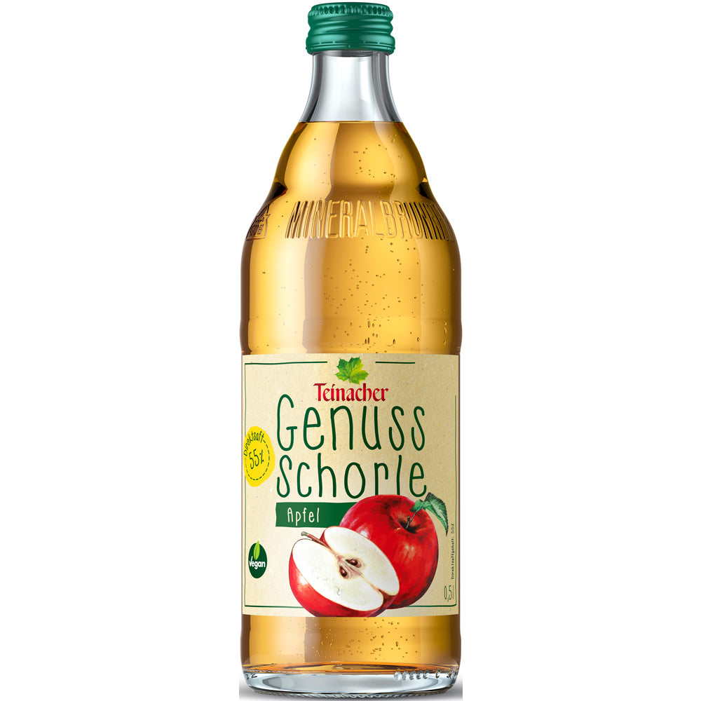 Teinacher Apfelschorle 12x 0,5 Liter (MEHRWEG)