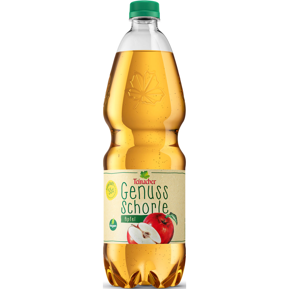 Teinacher Apfelschorle PET 9x 1 Liter (EINWEG)