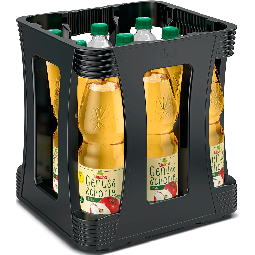 Teinacher Apfelschorle PET 9x 1 Liter (EINWEG)