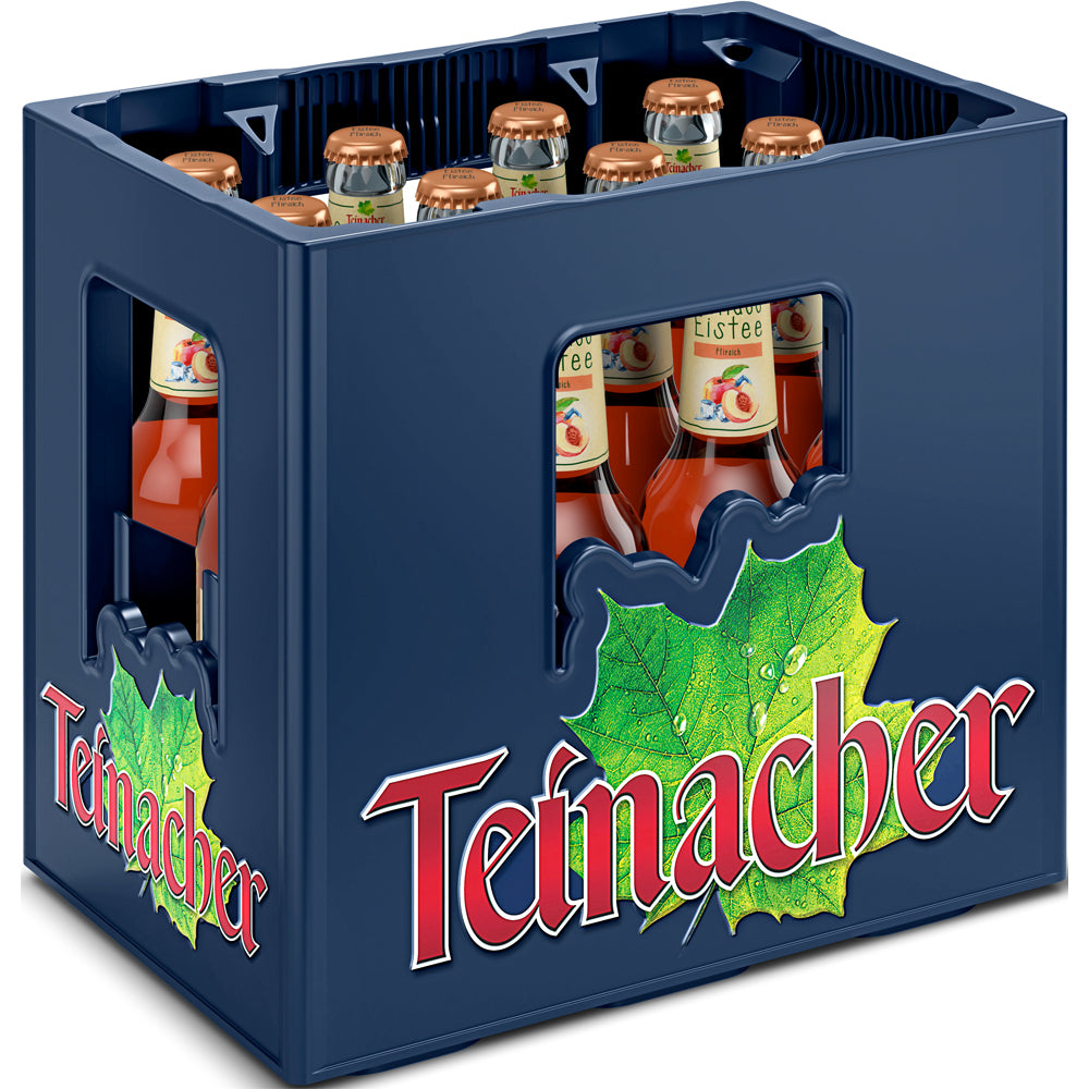 Teinacher Genuss-Eistee Pfirsich 12x 0,33 Liter (MEHRWEG)