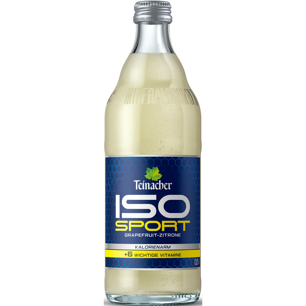 Teinacher ISO Grape-Zitrone 12x 0,5 Liter (MEHRWEG)